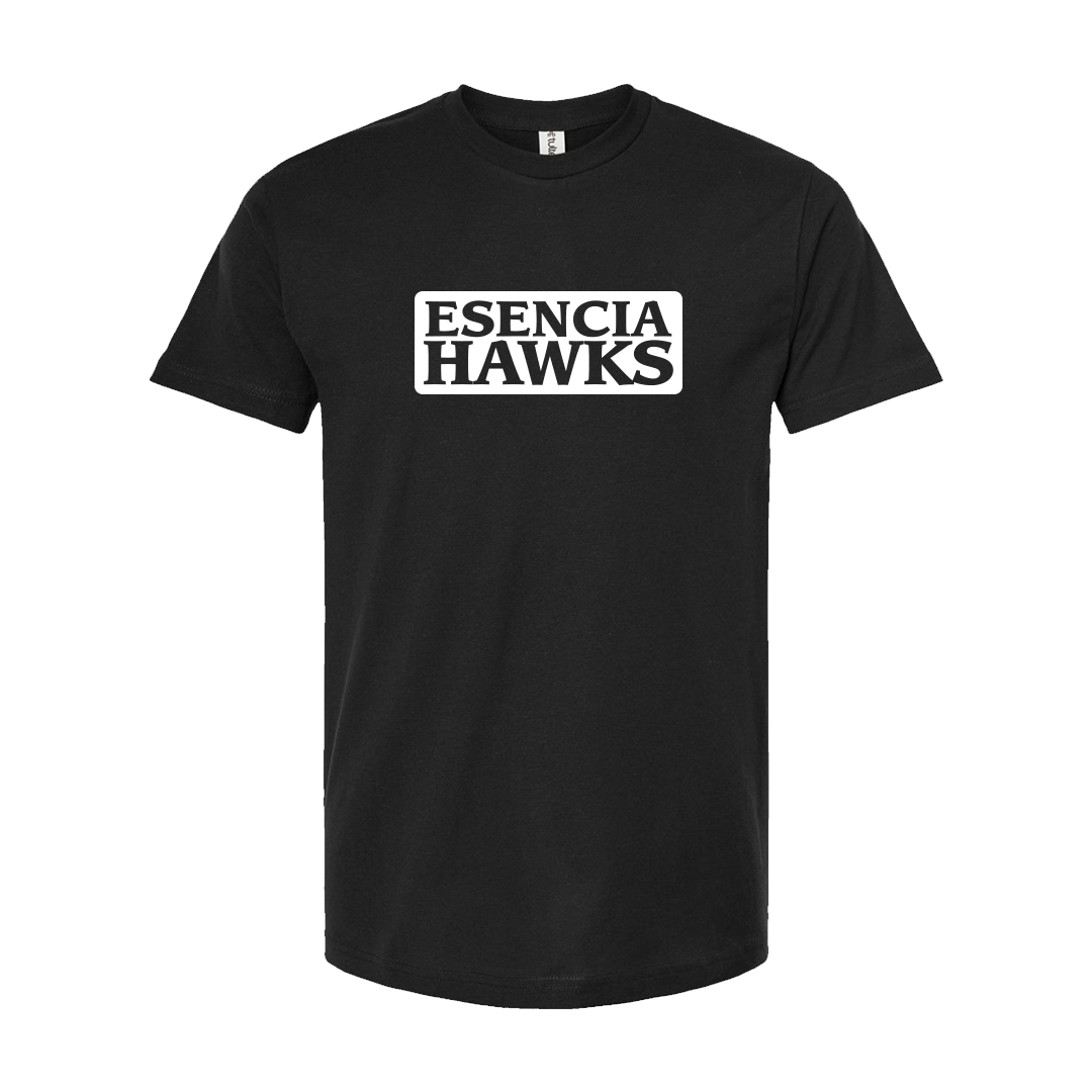Hawk Box Logo Tee Black
