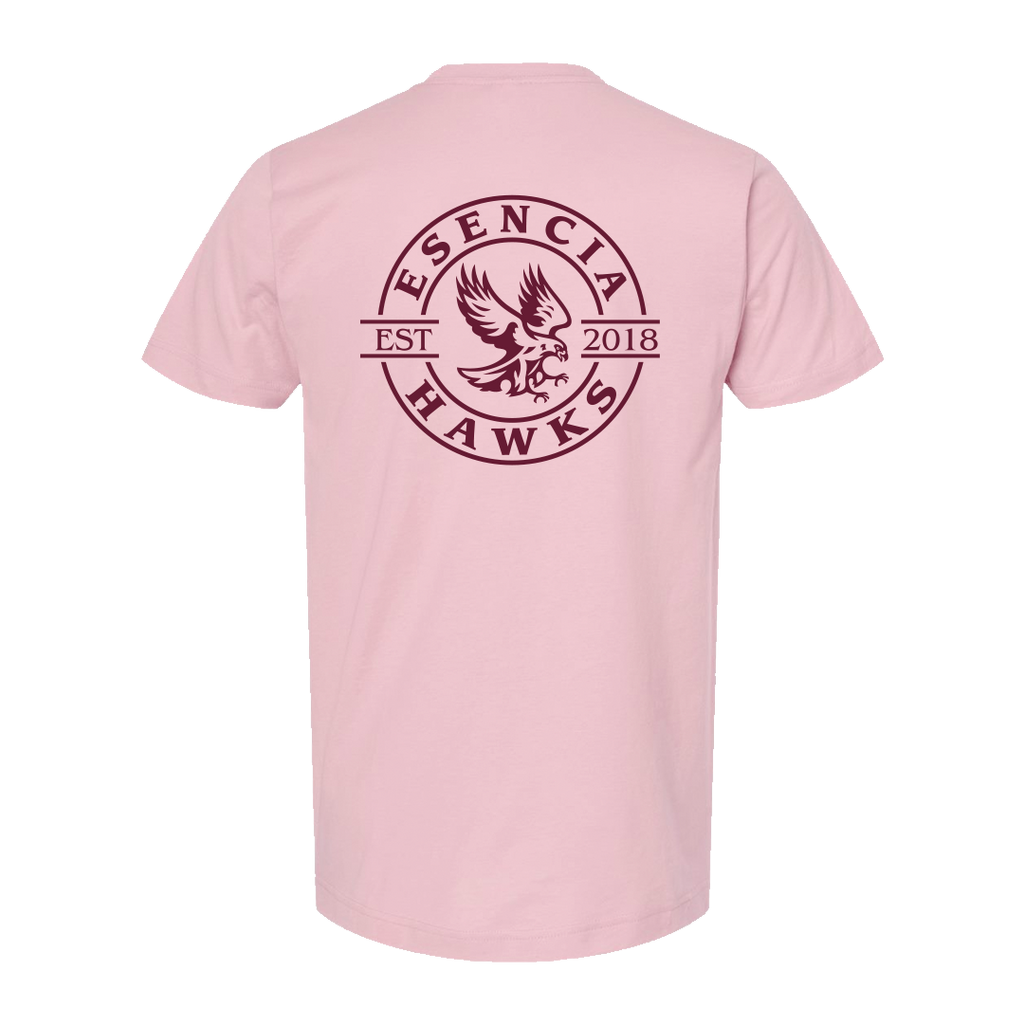 Hawk Box Logo Tee Pink