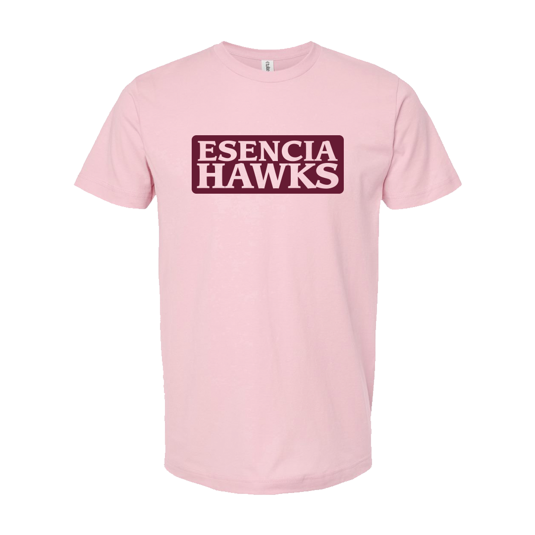 Hawk Box Logo Tee Pink