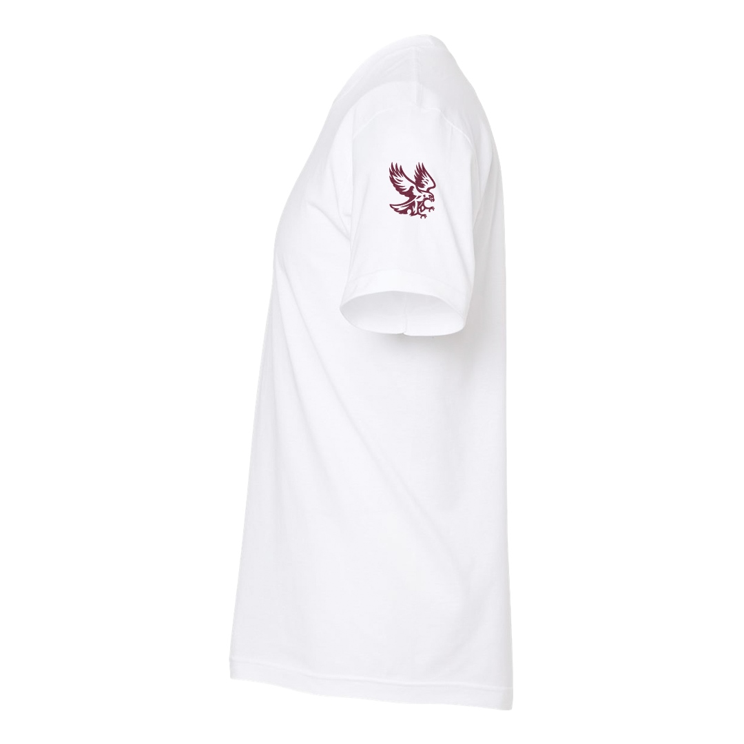 Hawk Box Logo Tee White