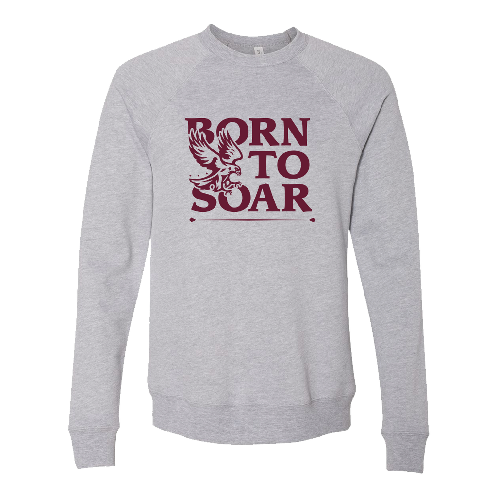 Born To Soar Crewneck Grey Heather